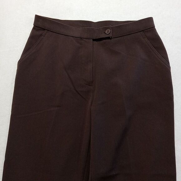 Investments Petites Dress Pants Women's Size 8P Brown Cropped * - Picture 2 of 15